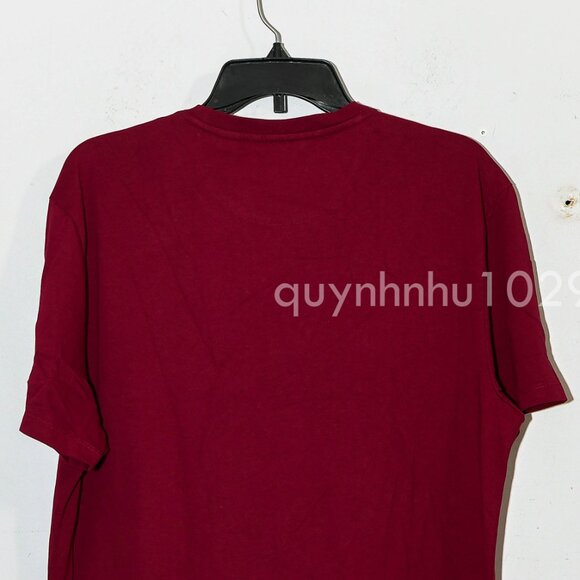 Calvin Klein Men's Cotton Crew Neck Breathable Liquid Touch T-shirt IN RED - Picture 5 of 5